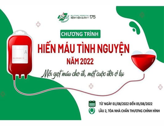 Bệnh viện Quân y 175 phát động chương trình ‘Hiến máu tình nguyện năm 2022’