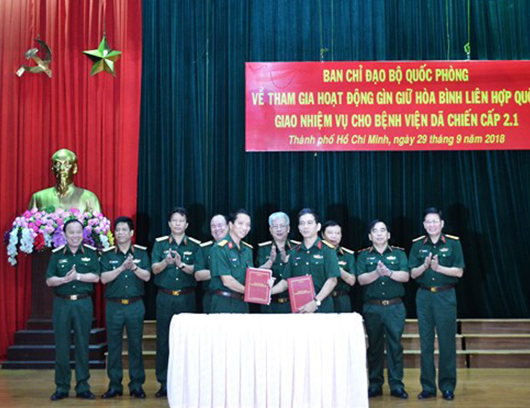 Bệnh viện dã chiến 2.1 đã sẵn sàng lên đường qua Nam Sudan