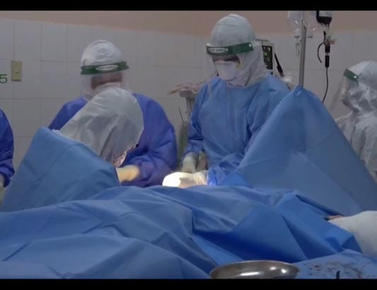 Bên trong Phòng mổ Dã chiến Bệnh viện Quân y 175