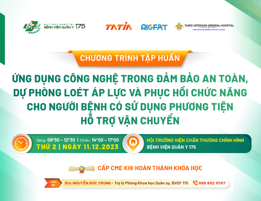 Chương trình tập huấn về “Ứng dụng công nghệ trong đảm bảo an toàn, dự phòng loét áp lực và phục hồi chức năng cho người bệnh có sử dụng phương tiện hỗ trợ vận chuyển”