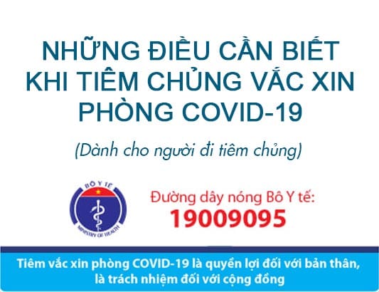 Những điều cần biết khi sau tiêm chủng vắc xin phòng COVID-19