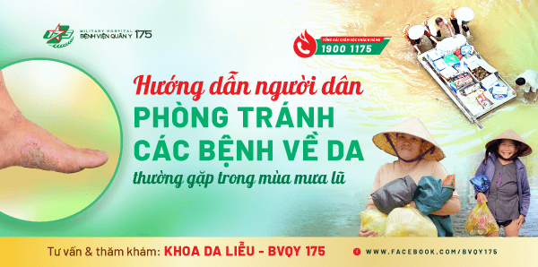 Hướng dẫn người dân phòng tránh các bệnh về da thường gặp trong mùa mưa lũ