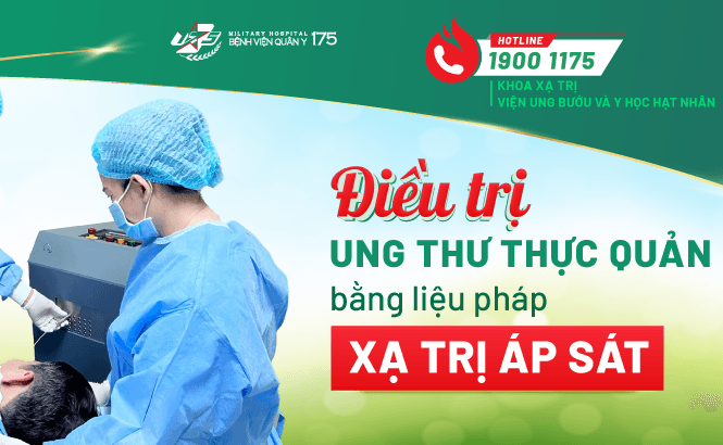 Điều trị ung thư thực quản bằng liệu pháp xạ trị áp sát