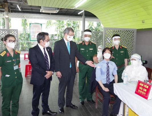 Tiêm Vắc xin phòng COVID-19 cho công dân Nhật Bản tại Tp.HCM