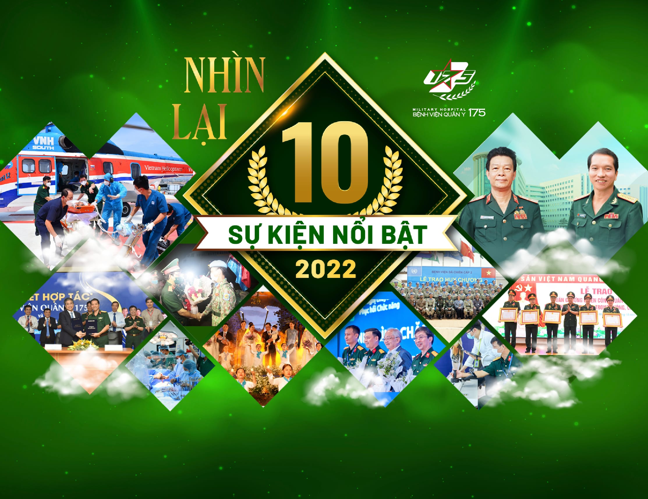 Bệnh viện Quân y 175: Nhìn lại 10 sự kiện nổi bật năm 2022