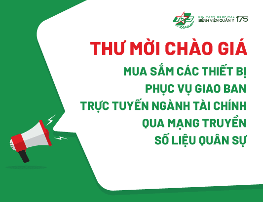 Thư mời chào giá mua sắm các thiết bị phục vụ giao ban trực tuyến ngành Tài chính qua mạng truyền số liệu quân sự