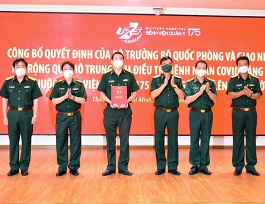 Mở rộng quy mô Trung tâm Điều trị Bệnh nhân COVID-19/BVQY175 lên 350 giường