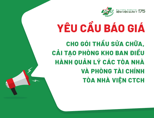 Yêu cầu báo giá cho gói thầu sửa chữa, cải tạo phòng kho Ban Điều hành Quản lý các tòa nhà và Phòng Tài chính tòa nhà Viện CTCH