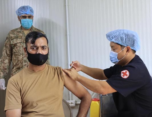 Mũi vaccine ngừa COVID-19 ở Nam Sudan