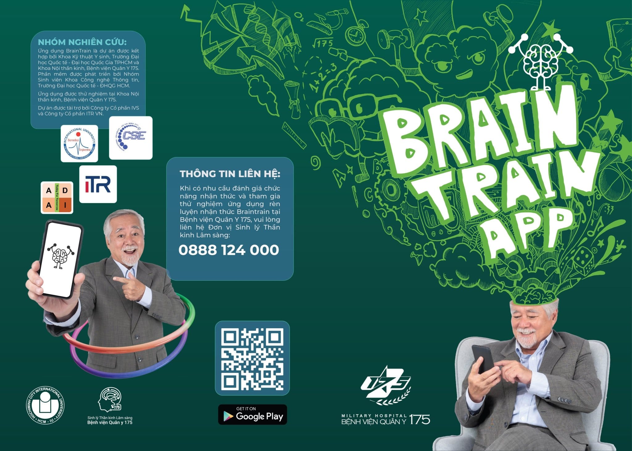 Braintrain - Ứng dụng mới trong tập luyện não bộ cho người bệnh suy giảm trí nhớ