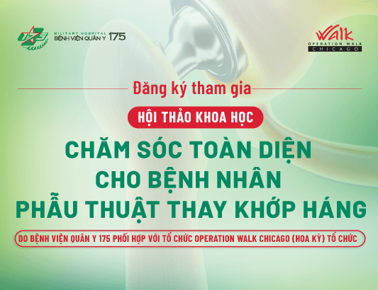 Thông báo đăng ký tham gia Hội thảo Khoa học “Chăm sóc toàn diện cho bệnh nhân phẫu thuật thay khớp háng”