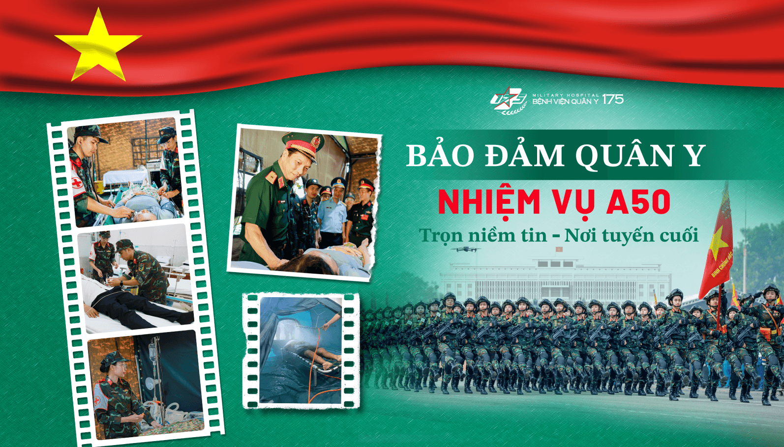 Theo bước hành quân – Những chiến sĩ áo trắng thầm lặng trong Đại lễ