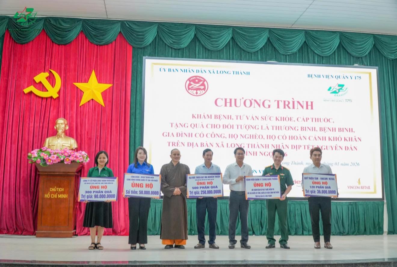 BỆNH VIỆN QUÂN Y 175 TỔ CHỨC KHÁM BỆNH VÀ CẤP THUỐC MIỄN PHÍ CHO HƠN 500 NGƯỜI TẠI ĐỒNG NAI