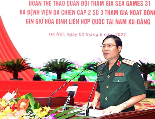 Tuyên dương Đoàn Thể thao Quân đội tham gia SEA Games 31 và Bệnh viện Dã chiến cấp 2 số 3