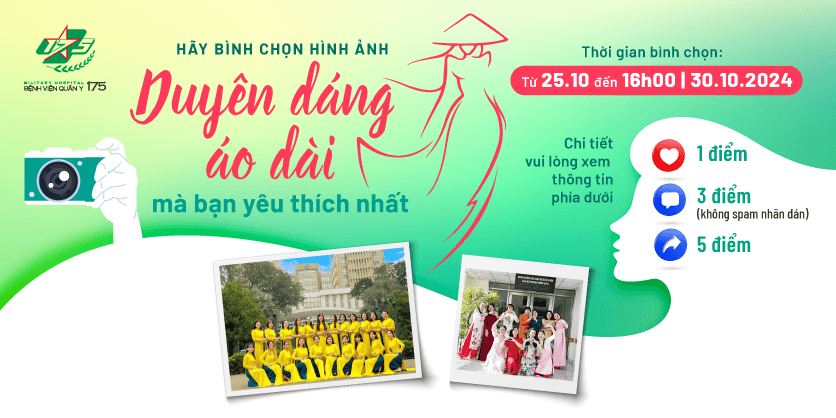 Lan tỏa cuộc thi ảnh “Duyên dáng áo dài” tại Bệnh viện Quân y 175