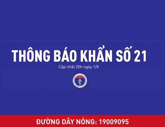 Thông báo khẩn số 21