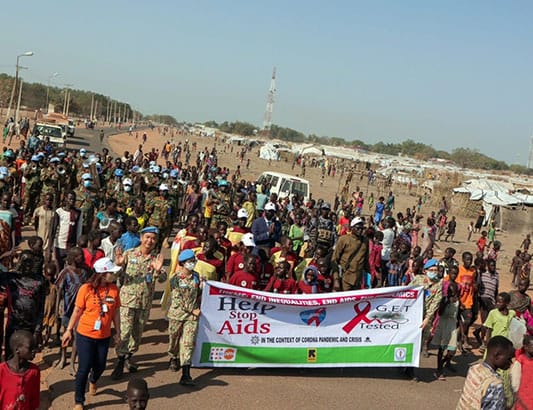Bác sĩ mũ nồi xanh Việt Nam phòng, chống HIV/AIDS tại Nam Sudan