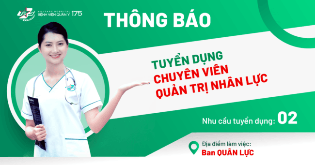 THÔNG BÁO TUYỂN DỤNG CHUYÊN VIÊN QUẢN TRỊ NHÂN LỰC