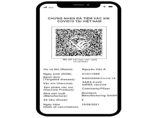 Bộ Y tế hướng dẫn quy trình cấp 'Hộ chiếu vaccine'
