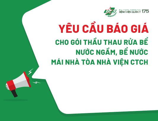 Yêu cầu báo giá cho gói thầu thau rửa bể nước ngầm, bể nước mái nhà tòa nhà Viện CTCH