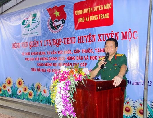 Bệnh viện Quân Y 175 Khám bệnh, cấp thuốc miễn phí tại Huyện Xuyên Mộc, Bà Rịa-Vũng Tàu