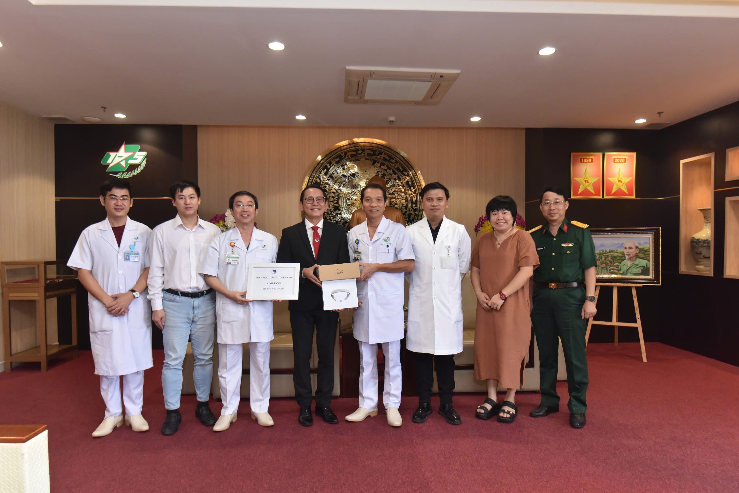 Bệnh viện Quân y 175 tăng cường hợp tác với Hội Y học giấc ngủ Việt Nam trong xây dựng và phát triển đơn vị y học giấc ngủ