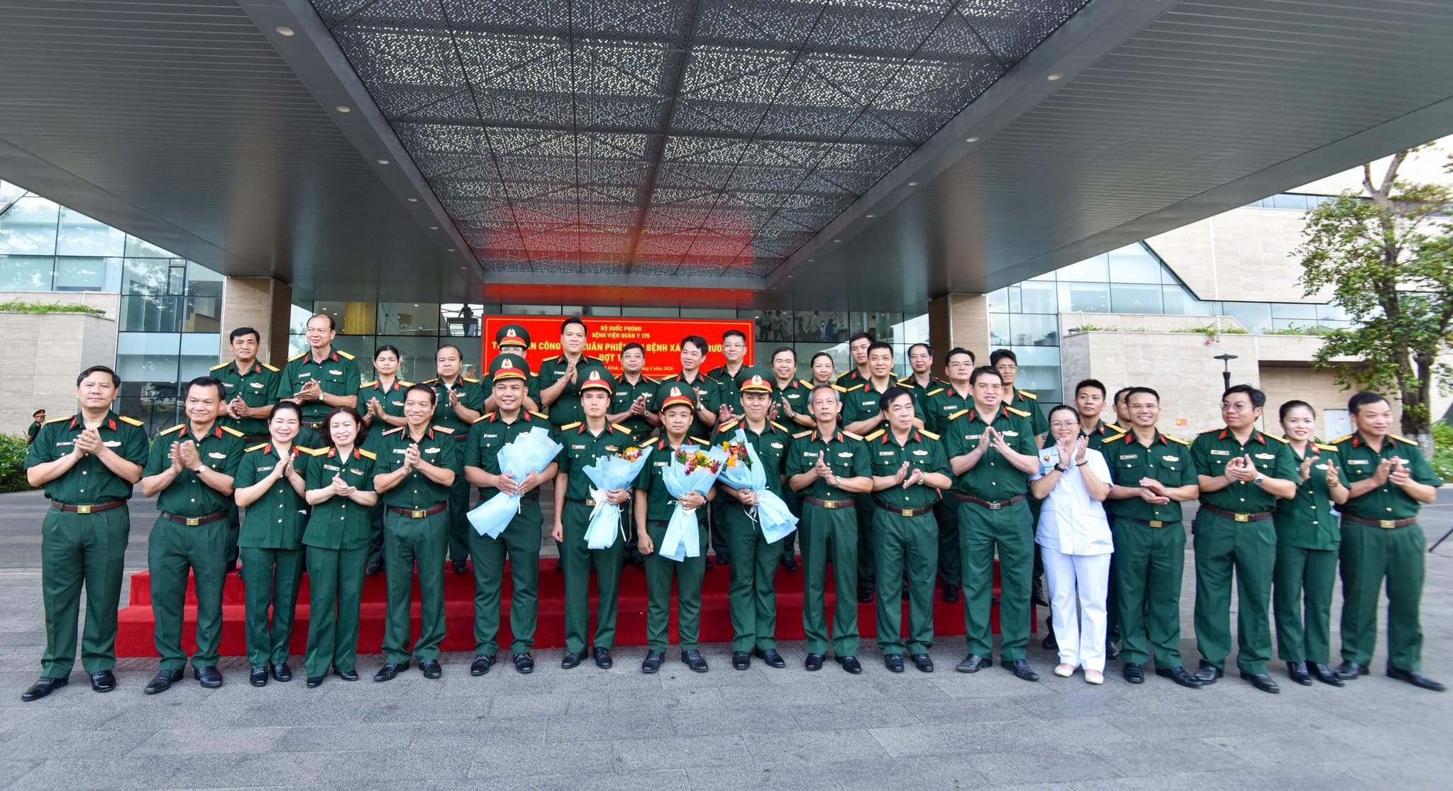 Bệnh viện Quân y 175 tổ chức Lễ tiễn đoàn Luân phiên công tác tại Bệnh xá đảo Trường Sa đợt 1 năm 2026