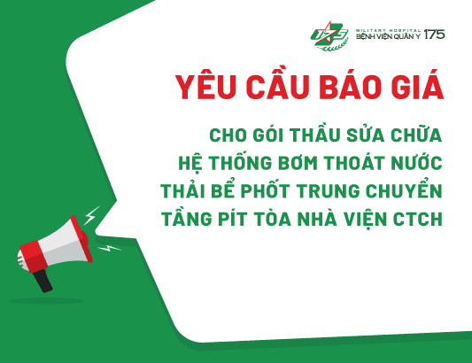 Yêu cầu báo giá cho gói thầu sửa chữa hệ thống Bơm thoát nước thải bể phốt trung chuyển tầng Pít tòa nhà Viện CTCH