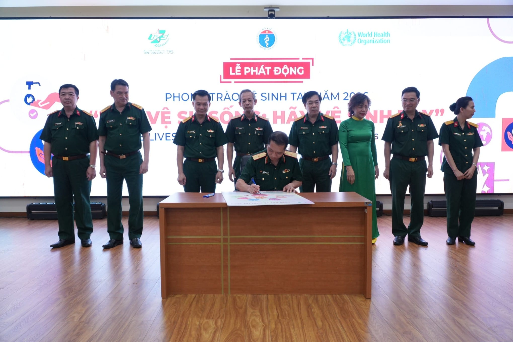 BỆNH VIỆN QUÂN Y 175 PHÁT ĐỘNG PHONG TRÀO VỆ SINH TAY NĂM 2026 – "BẢO VỆ SỰ SỐNG – HÃY VỆ SINH TAY"