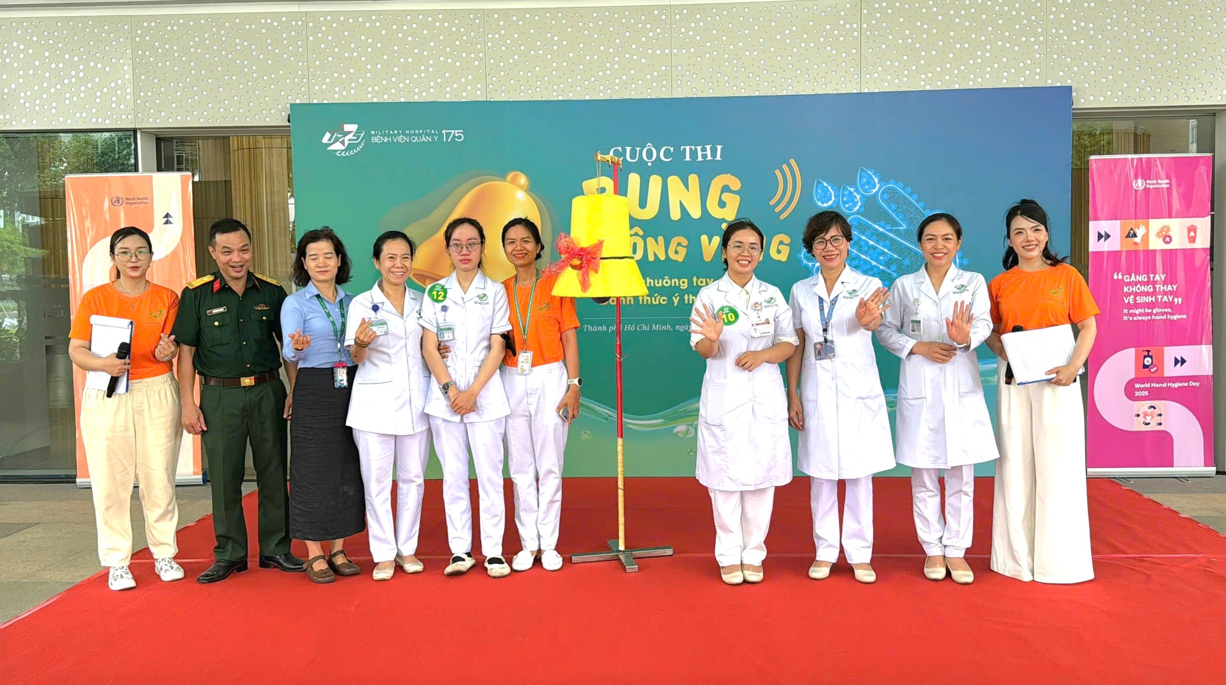"Rung Chuông Tay Sạch – Đánh Thức Ý Thức Vàng" – Thông điệp từ cuộc thi “Rung chuông vàng” tại Bệnh viện Quân y 175