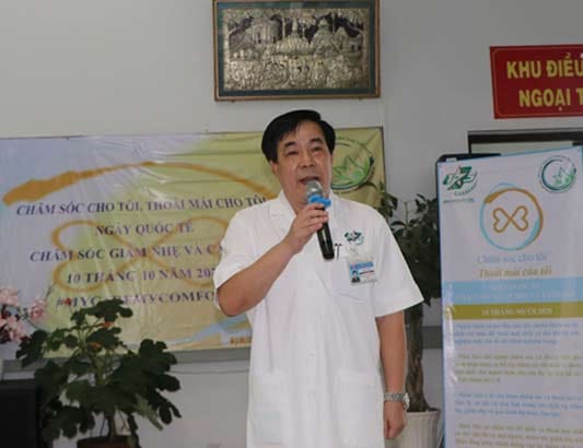 Bệnh viện Quân y 175 tổ chức giao lưu với  người bệnh và thân bệnh nhân về công tác chăm sóc giảm nhẹ