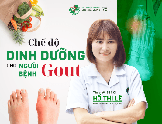 Chế độ dinh dưỡng cho người bệnh Gout