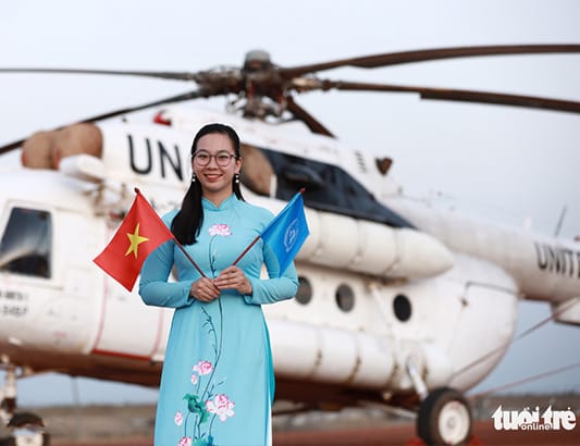 Nữ chiến sĩ mũ nồi xanh về từ Sudan: 'Chuyến công tác cho tôi quá nhiều thứ'