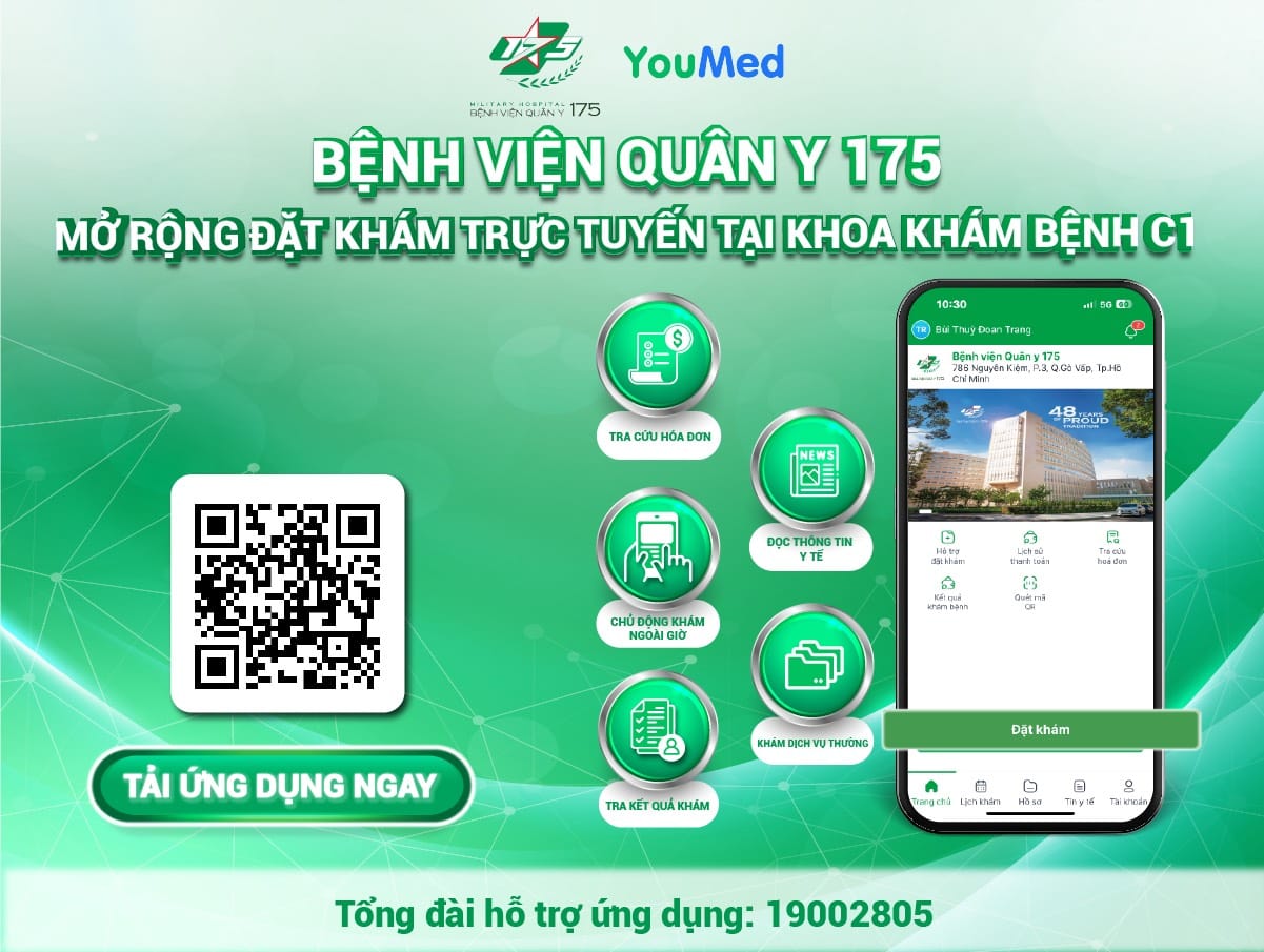 Khoa khám bệnh C1 tiếp tục cùng Youmed mở rộng đặt khám trực tuyến