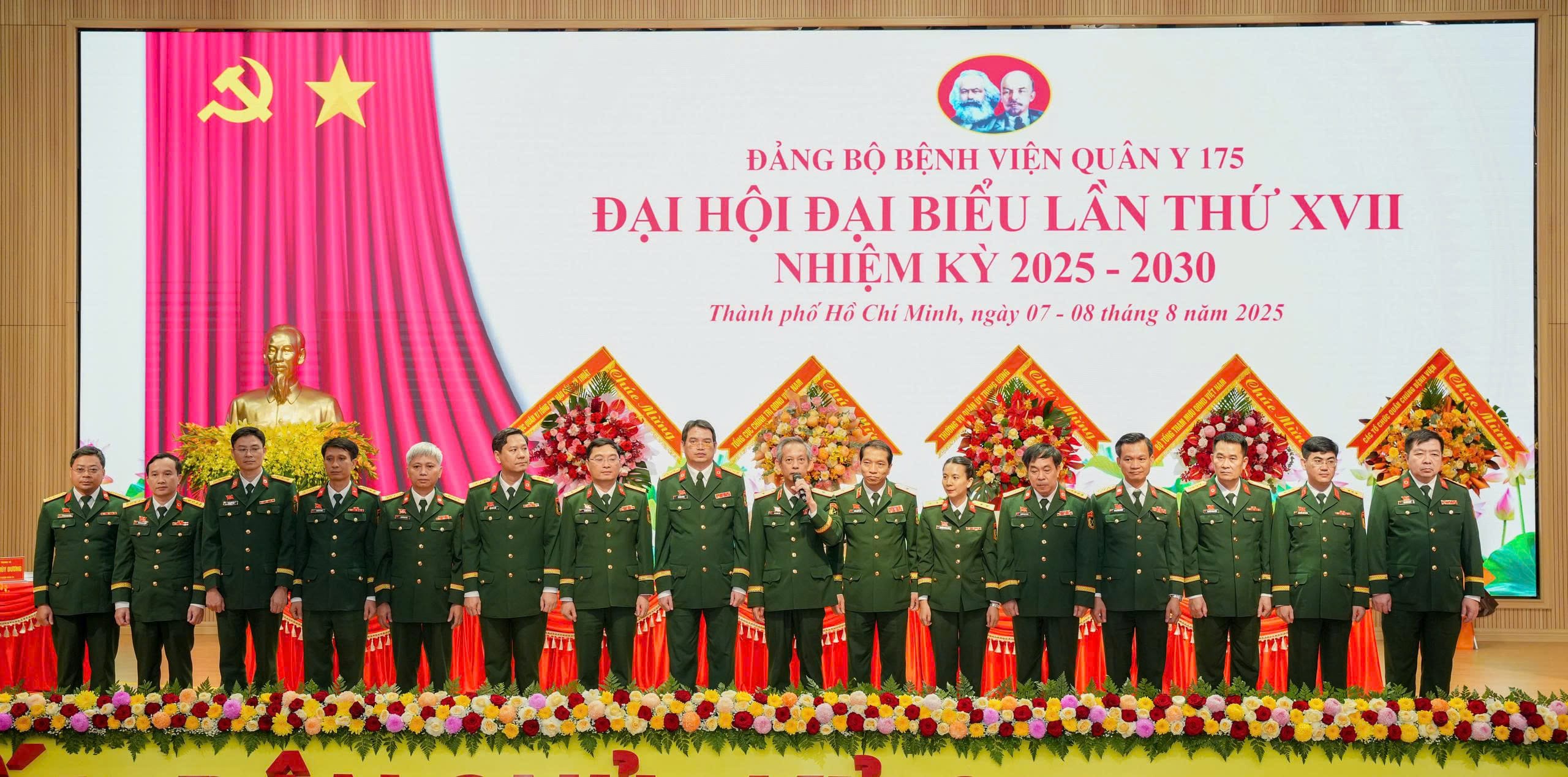 Đại hội Đại biểu Đảng bộ Bệnh viện Quân y 175 lần thứ XVII nhiệm kỳ 2025 - 2030 thành công tốt đẹp