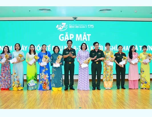 Kỷ niệm Ngày Quốc tế Phụ nữ 8-3 tại Bệnh viện Quân y 175