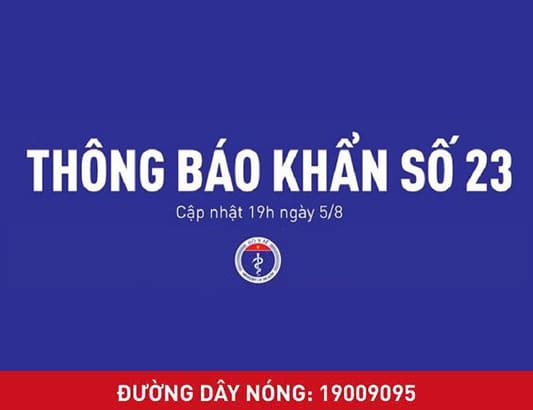 Thông báo khẩn số 23