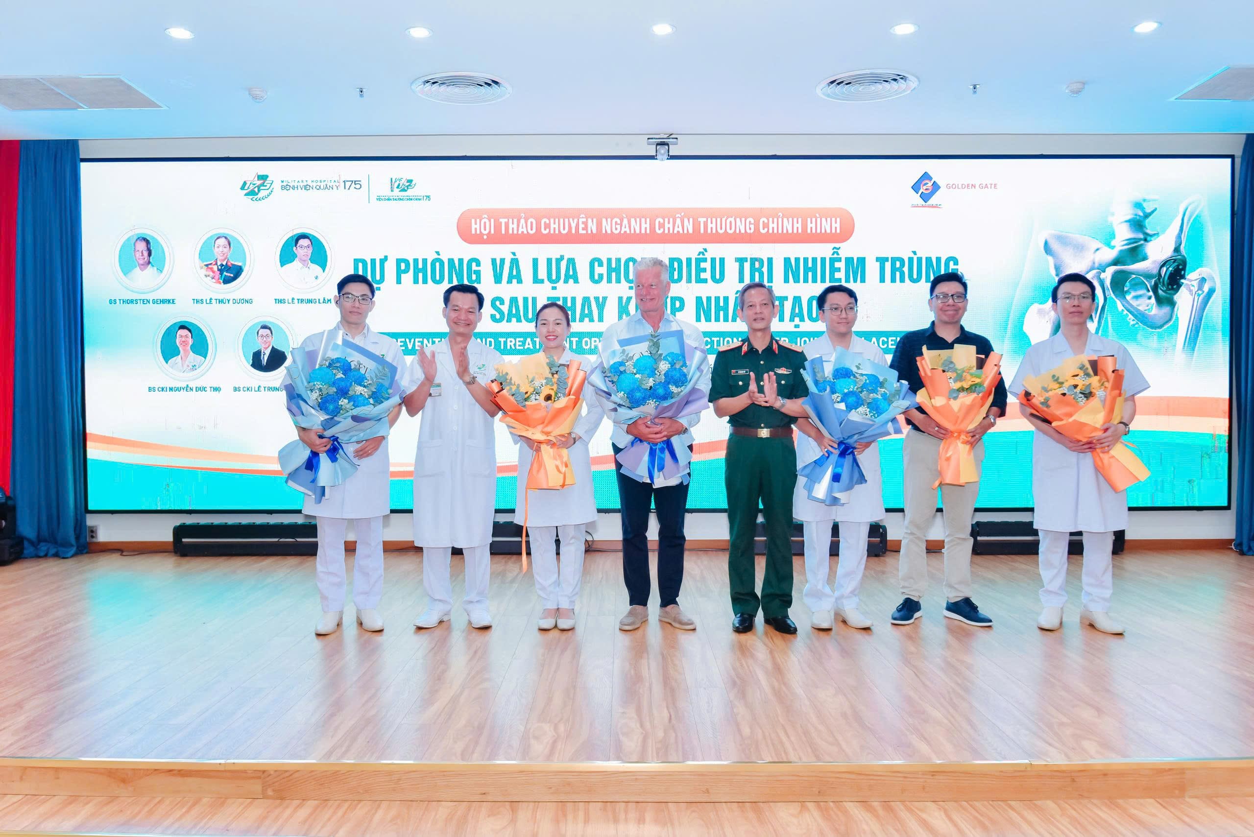 Bệnh viện Quân y 175 tổ chức Hội thảo khoa học Dự phòng và lựa chọn điều trị nhiễm trùng sau thay khớp nhân tạo