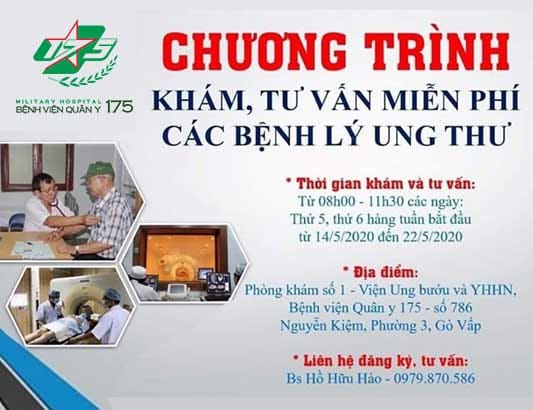 Miễn phí tầm soát ung thư