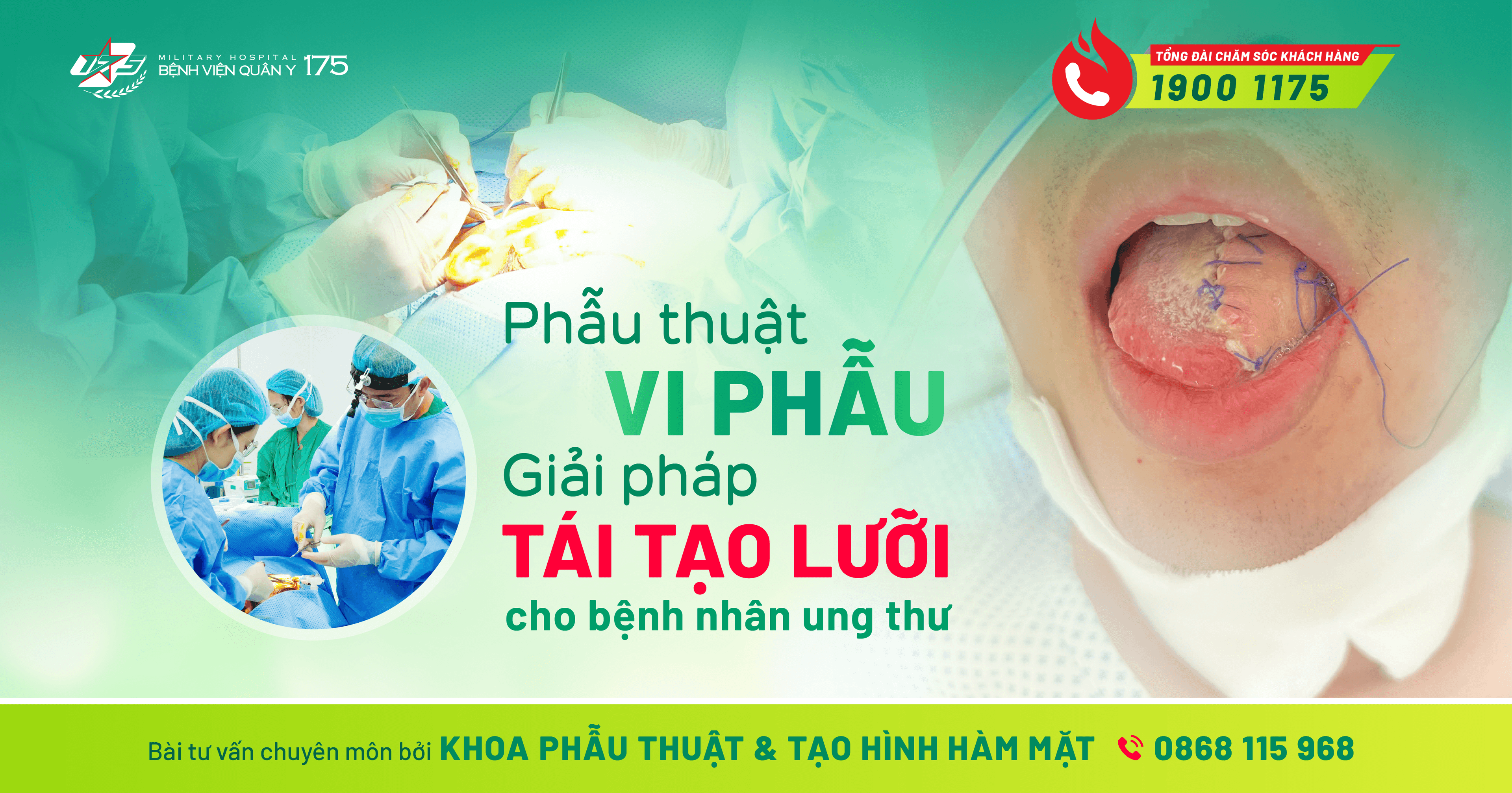 Phẫu thuật vi phẫu: Giải pháp tái tạo lưỡi cho bệnh nhân ung thư