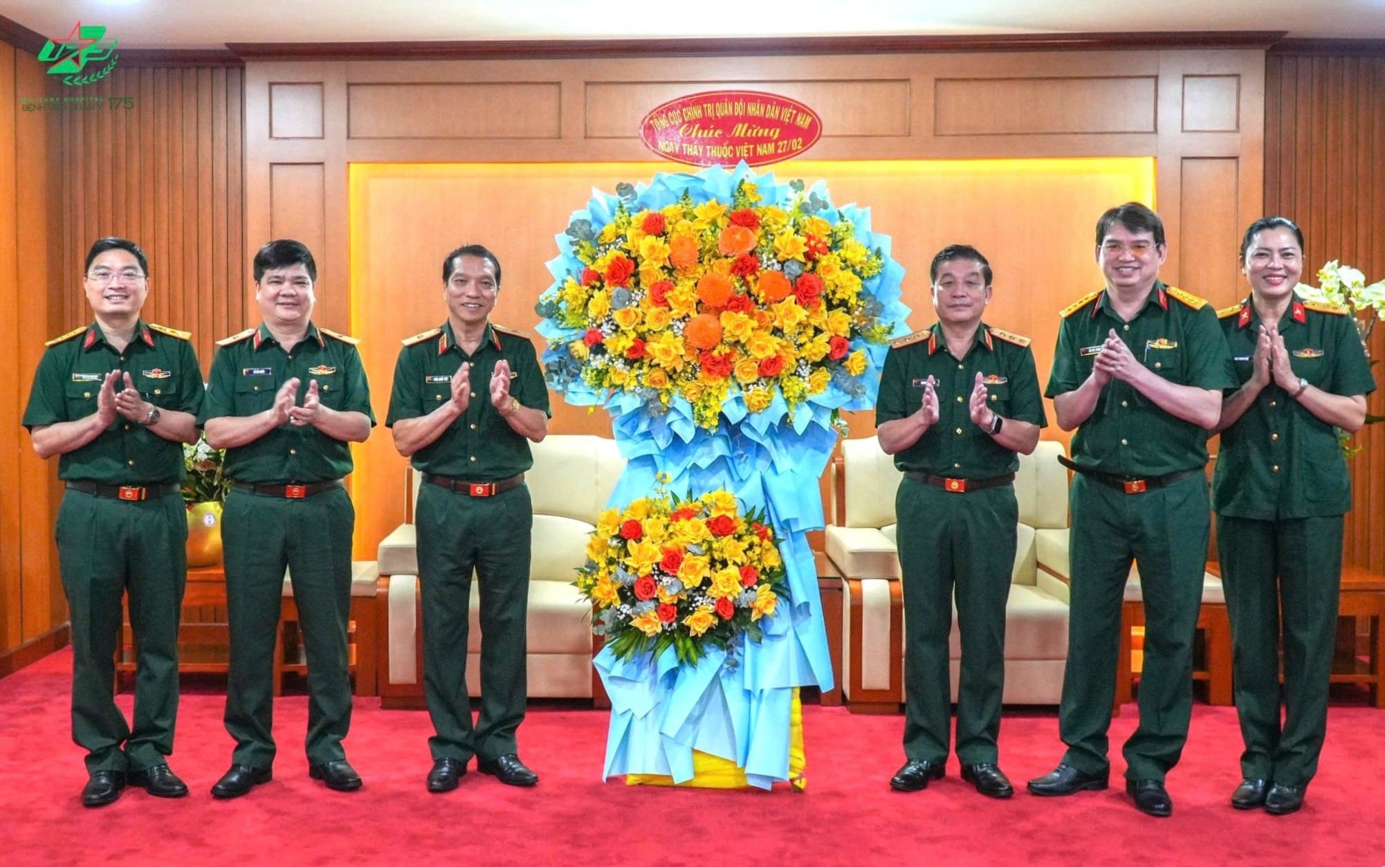 Thượng tướng Trương Thiên Tô chúc mừng Bệnh viện Quân y 175 nhân Ngày Thầy thuốc Việt Nam 27/2