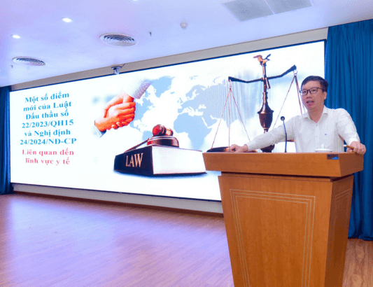 Bệnh viện Quân y 175 tổ chức Hội nghị tập huấn, phổ biến, cập nhật kiến thức về công tác đấu thầu