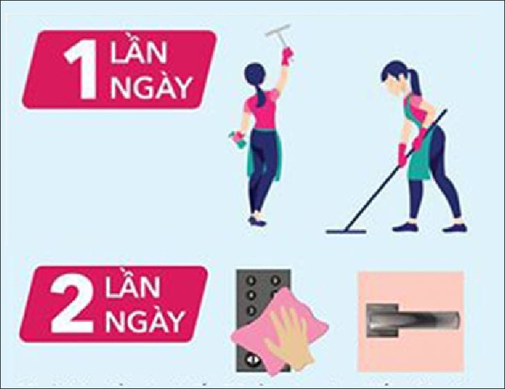 Hướng dẫn khử khuẩn tại nhà để phòng, chống Covid-19