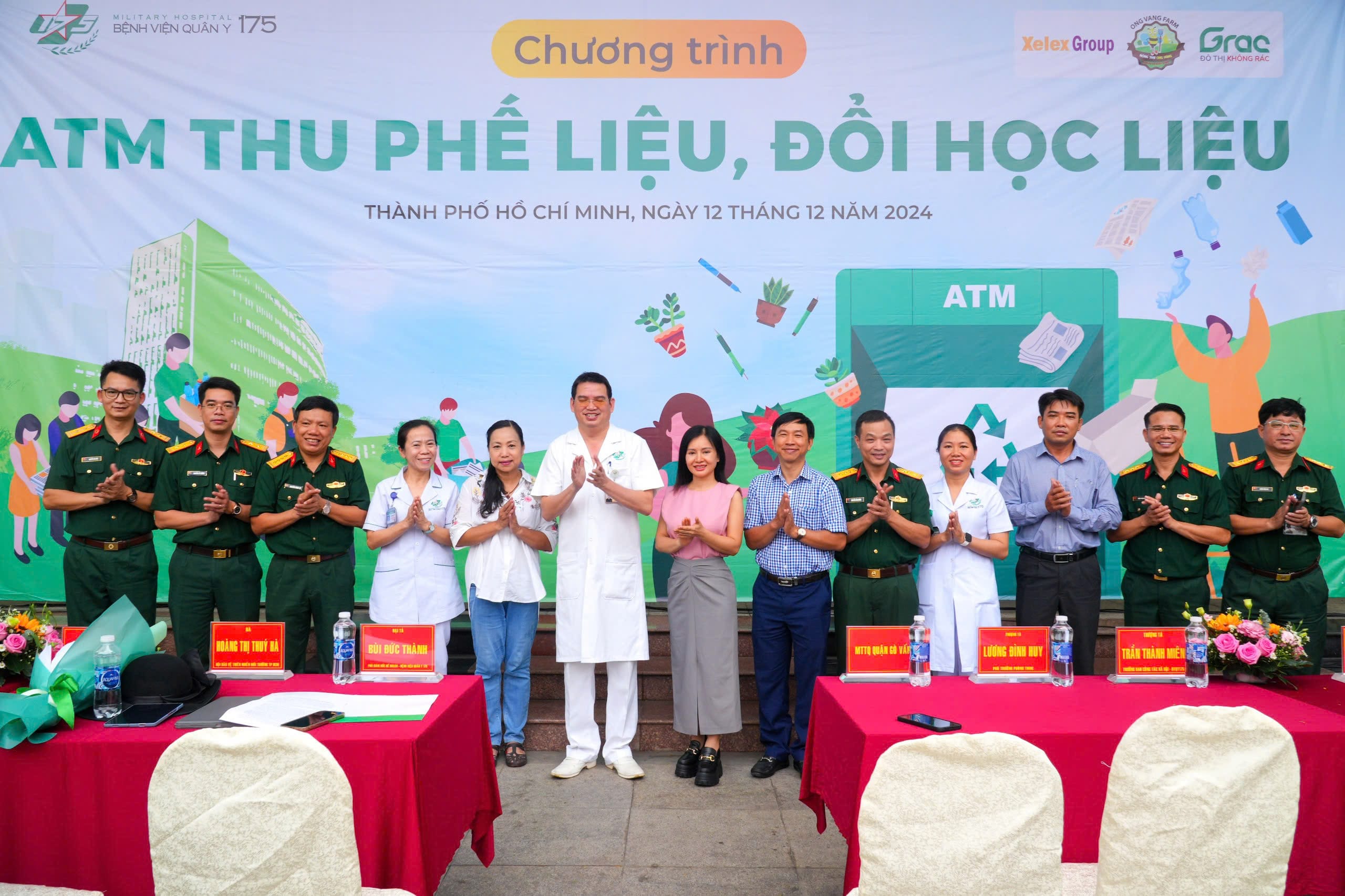 Tuổi trẻ Bệnh viện Quân y 175 hưởng ứng Chương trình “ATM thu phế liệu, đổi học liệu”