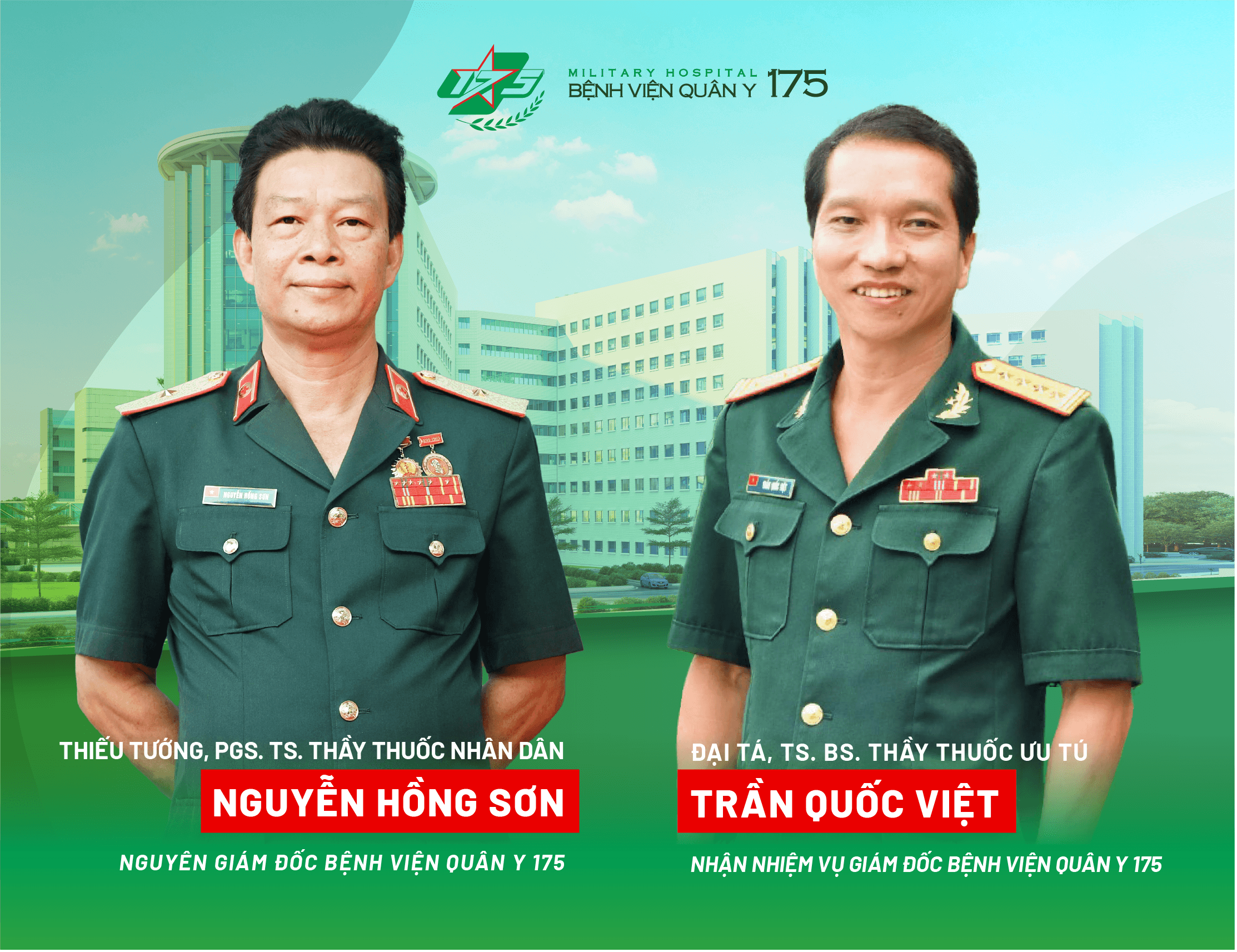 Bệnh viện Quân y 175 chuyển giao thế hệ Giám đốc