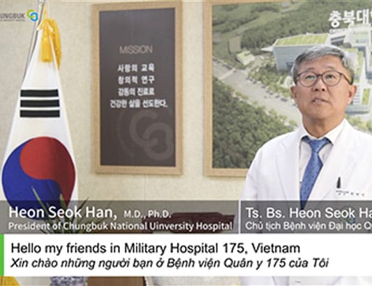 Bệnh viện Đại học Quốc gia Chungbuk chúc mừng khai trương viện Chấn thương Chỉnh hình