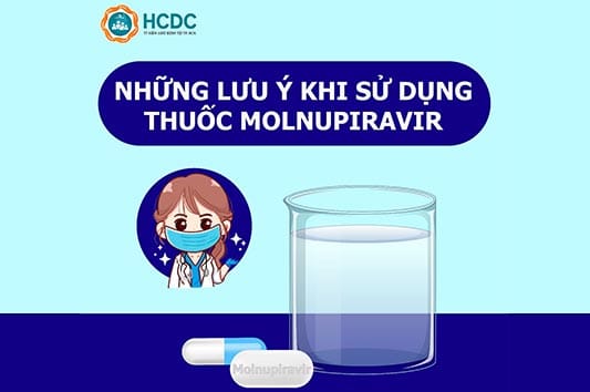 Infographic: Những lưu ý khi sử dụng thuốc Molnupiravir