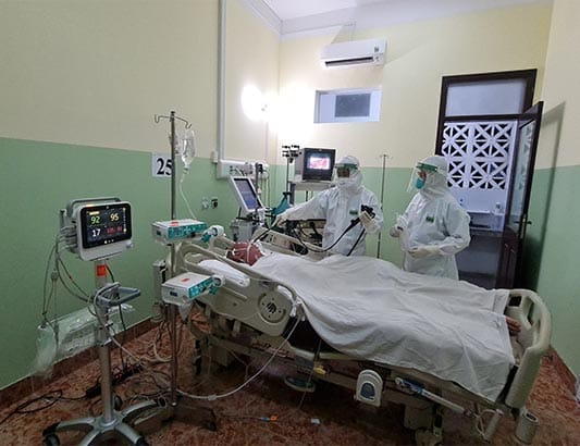 Nội soi can thiệp xuất huyết tiêu hóa thành công cho bệnh nhân mắc COVID-19 nặng trên nền béo phì