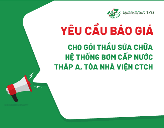 Yêu cầu báo giá cho gói thầu sửa chữa hệ thống bơm cấp nước Tháp A, tòa nhà Viện CTCH