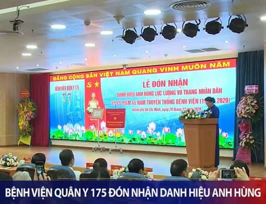 Bệnh viện Quân y 175 tin phát VTV1